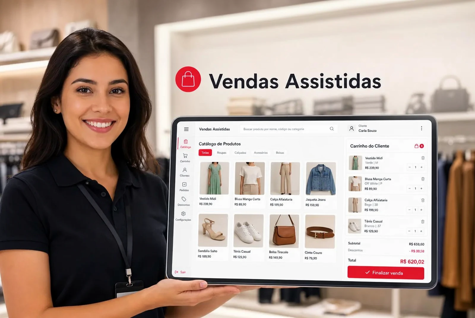 Tela do Vendas Assistidas
